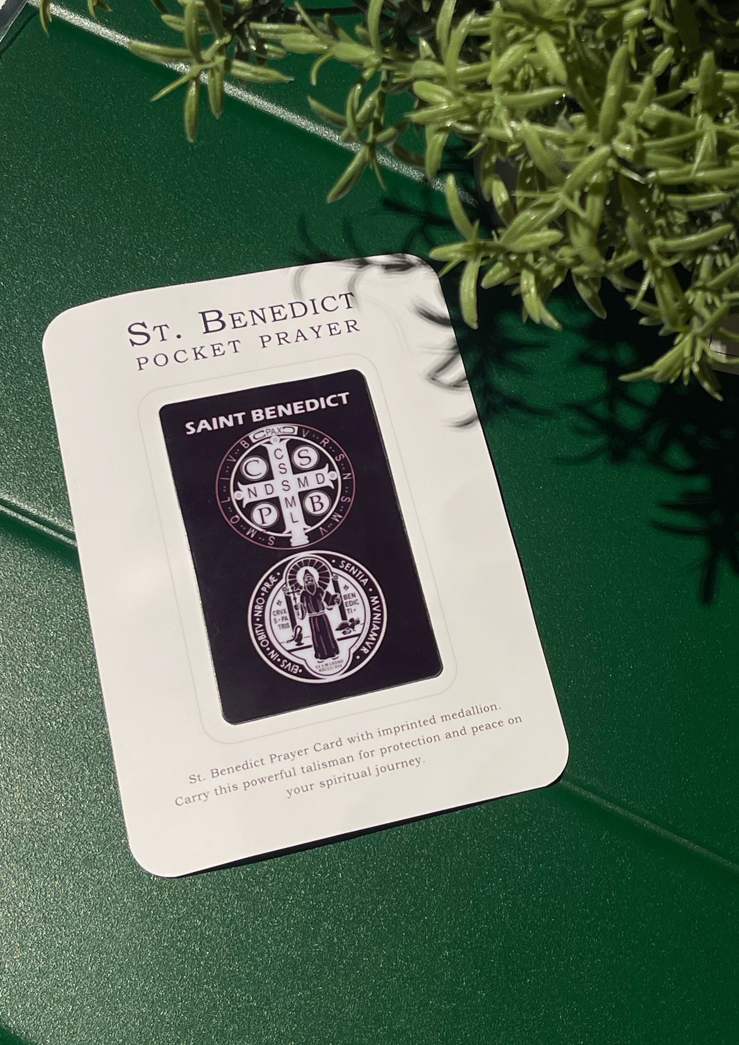 Carry Faith with You: St. Benedict Wallet Prayer Card