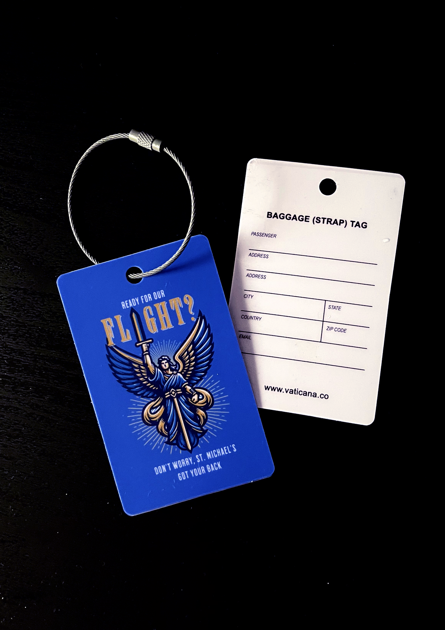 St. Michael the Archangel Bag Tag - Your Travel Protector