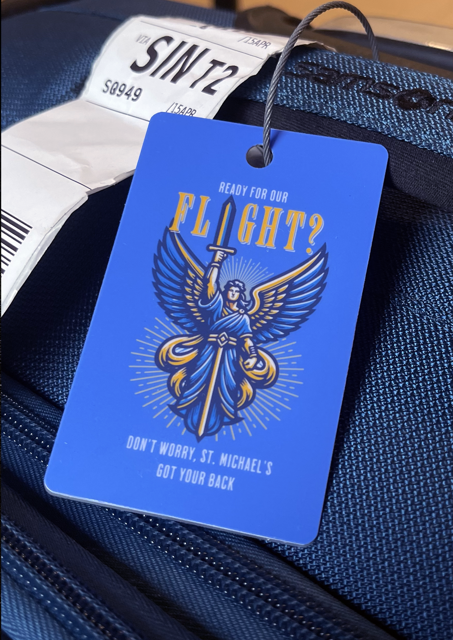 St. Michael the Archangel Bag Tag - Your Travel Protector